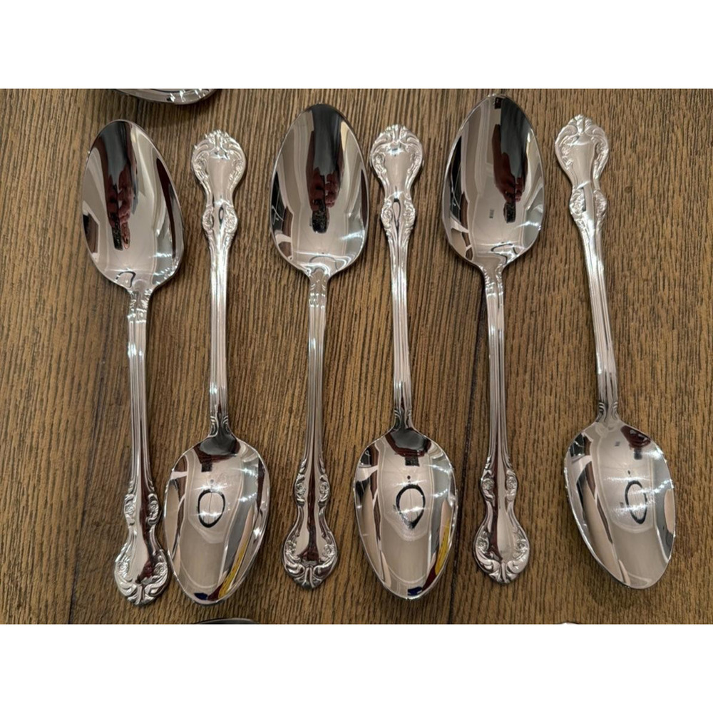 Wallace Camden Stainless 18/10 Soup Spoons - Set of 6 Replacement Flatware